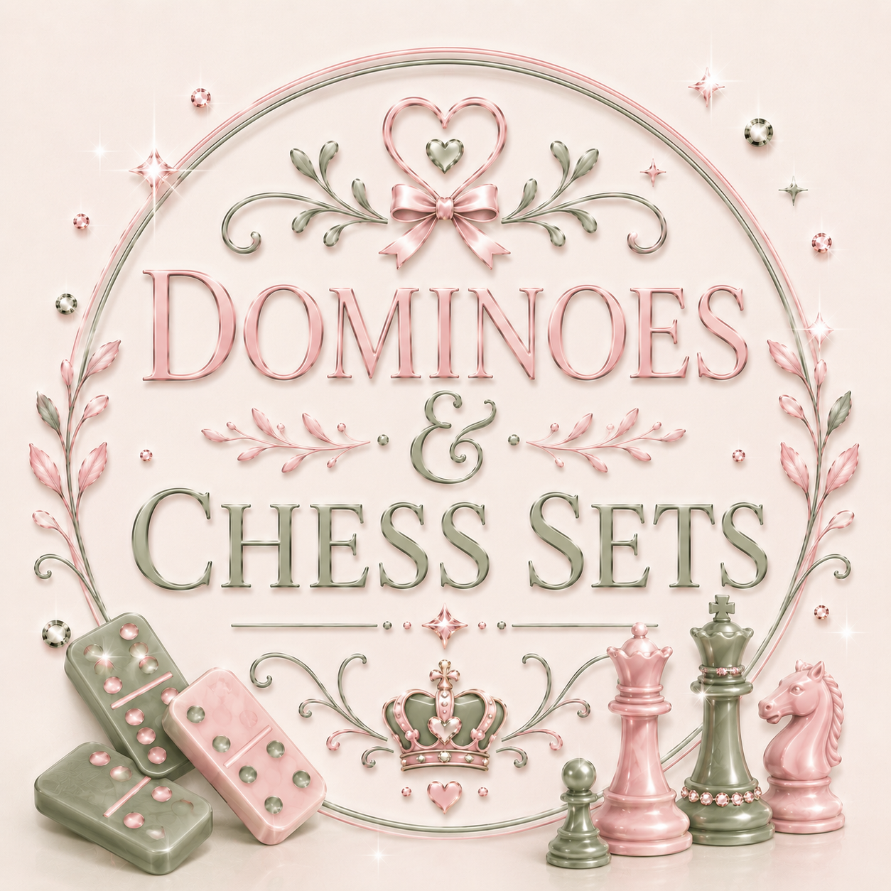 Domino and Chess Sets