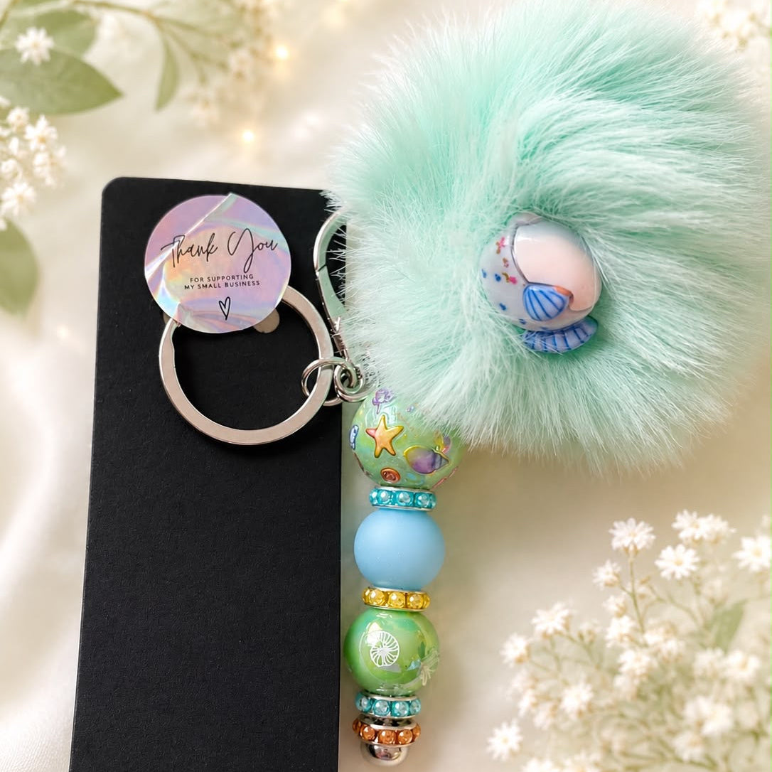Pom Pom Keyrings