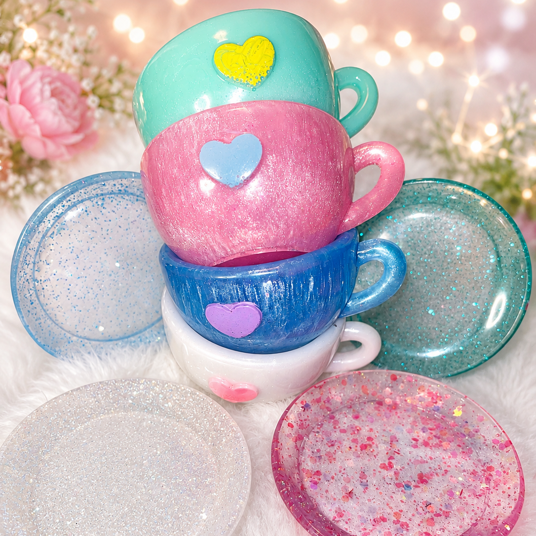 Resin Teacup Set