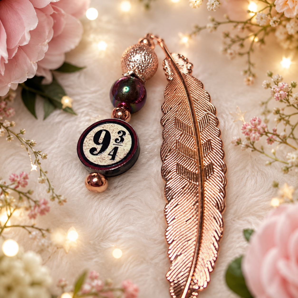Feather bookmarks