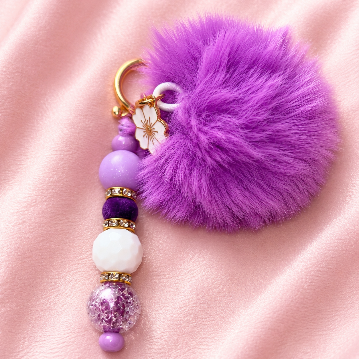 Pom Pom Keyrings